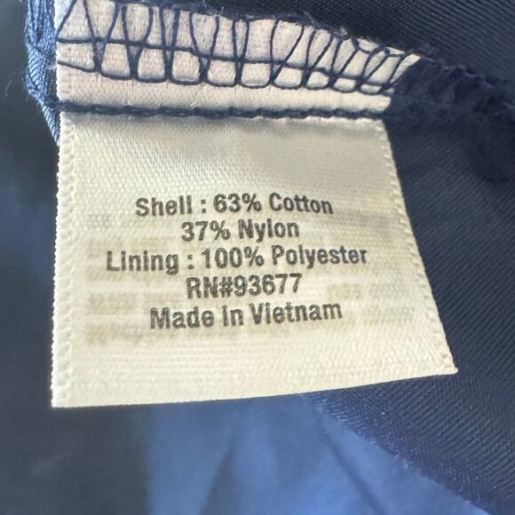 NEW a.n.a A New Approach American Navy Blue Lace Off Shoulder Flowy Blouse Sz XL - Picture 10 of 11